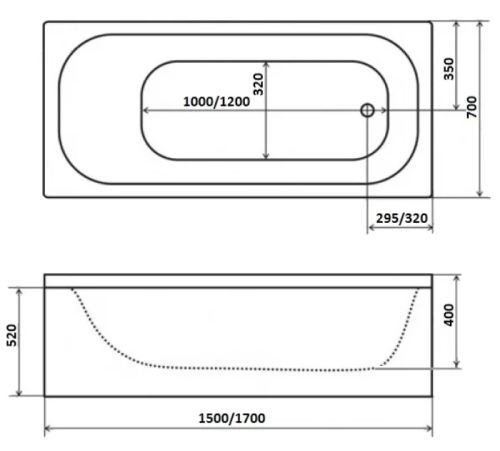 Ванна Тритон "Ультра"-160